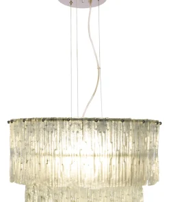 ABELONE Taklampa 47cm Krom/Klar