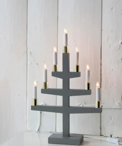 ACCESSORIZE Ljusmanschett 7-pack Mässinghylsa