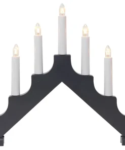 ADA Träljusstake 37,5cm Grå