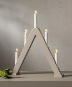 ALBO Ljusstake 5L 41cm Beige