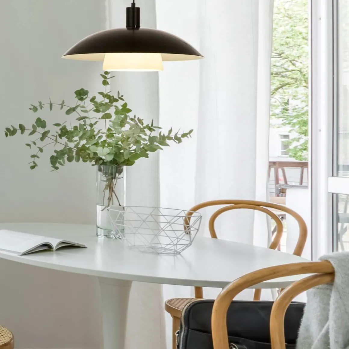 ALFA Taklampa 42cm Svart