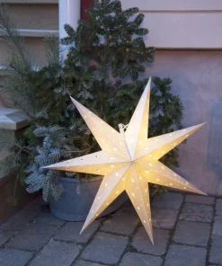 ALICE Stjärna 60cm 12LED IP44 Vit