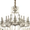 ALLINGTON Kristallkrona 15-Arm 86cm Antiksilver