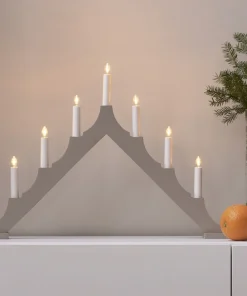 ALMA Ljusstake 40CM Beige