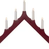 ALMA Ljusstake 40CM Röd