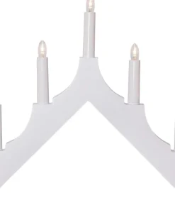 ALMA Träljusstake 33,5cm Vit