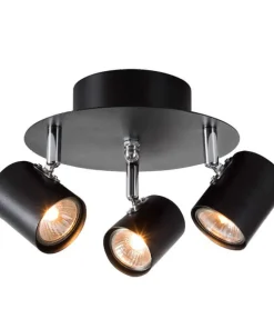 ALPHA Takspot Rund 3a Svart 20cm