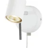 ALPHA Väggspot Vit 13cm