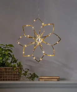 AMAZE Hängande dekoration 40cm 48LED Guld