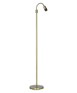 AMY Golvfot Flex 1-Arm 150cm Antikmässing