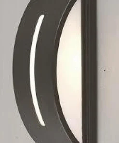 Ares Vägglampa 35cm Svart IP44
