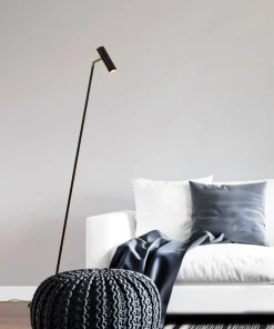 ARTIC Golvlampa Dimbar 140cm Svart/Stål