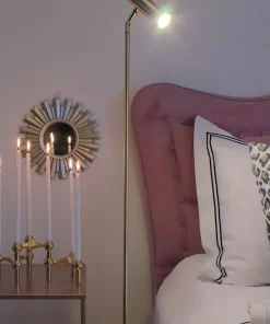 ARTIC Golvlampa Dimbar 140cm Matt Mässing