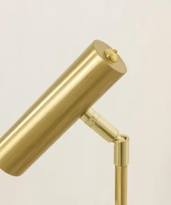 ARTIC Golvlampa LED Dubbel 137cm Matt Mässing