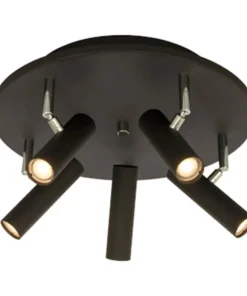 ARTIC Takspot Rund 5L Dimbar 40cm Svart/Stål