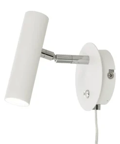 ARTIC Vägglampa Dimbar 16,5cm Vit/Krom