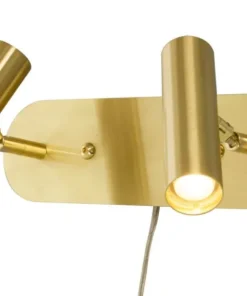 ARTIC Vägglampa LED Dubbel 30cm Matt Mässing
