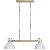 ASHBY Double Takpendel 110cm Trä/Vit