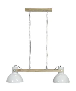 ASHBY Double Takpendel 110cm Trä/Vit