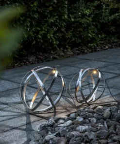 ASTRI Solcellsdekoration 25cm Silver IP44