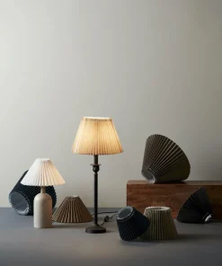 ASTRID Lampskärm Veckad 25/8cm Antracit