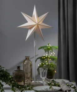 ASTRO Stjärna på fot 74cm Svart