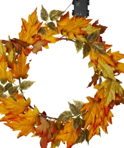 AUTUMN Krans Batteri 45cm Amber