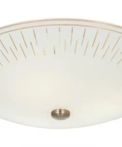 AVENY Plafond 50cm Vit/Stål