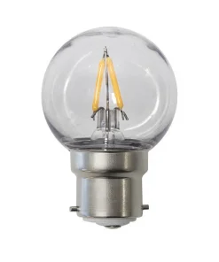 B22 Klot PC Cover 1.4W 2700K 120lm Klar LED-Lampa
