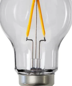 B22 Klot PC Cover 1W 2200K 80lm Klar LED-Lampa