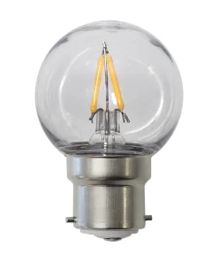 B22 Klot PC Cover 1W 2200K 70lm LED-Lampa