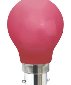 B22 Klot 0.9W Röd LED-Lampa