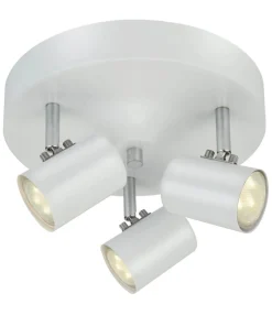 BALDER Takspot Rund 3L 25cm Vit/Krom