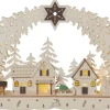 BAMBERG Ljusstake Batteri 10L 27,5cm Natur