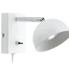 BAS Vägglampa 10cm Vit