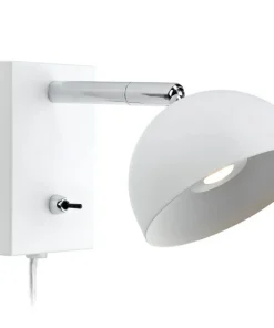 BAS Vägglampa 10cm Vit