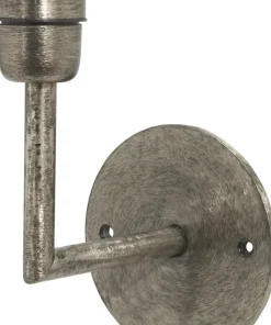 BASE Vägglampa 13cm Beaten Silver