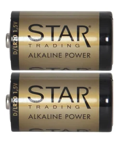 BATTERI D 1,5V Power Alkaline 2-Pack