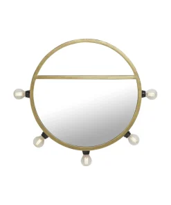 BEA Spegellampa 5L 45cm Guld/Svart