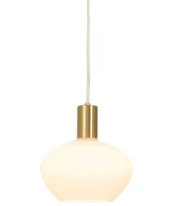 BELL Fönsterlampa 16cm Matt Mässing/Vit