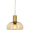 BELL Fönsterlampa 16cm Matt Mässing/Amber