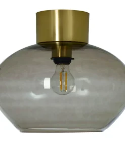 BELL Plafond Stor 35cm Matt Mässing/Rök