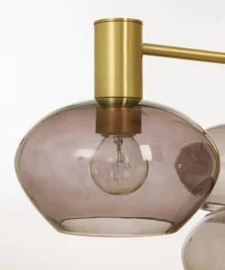 BELL Taklampa 4:a 47cm Matt Mässing/Rök
