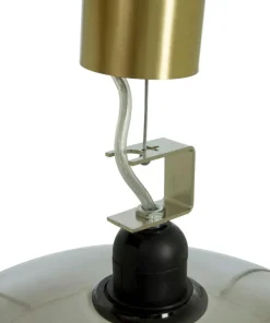 BELL Taklampa 35cm Matt Mässing/Rök