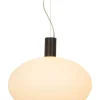 BELL Taklampa 35cm Svart/Opalvit