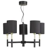 BERLIN Taklampa 62cm Svart