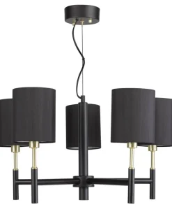 BERLIN Taklampa 62cm Svart