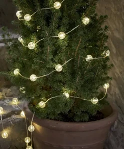 BERRY Ljusslinga Batteri 5m 50LED Varmvit/Transparent