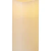BIG LED-Blockljus 20cm Elfenben