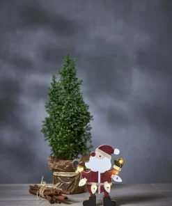 BILLY Inomhusdekoration Tomte Batteri 17cm